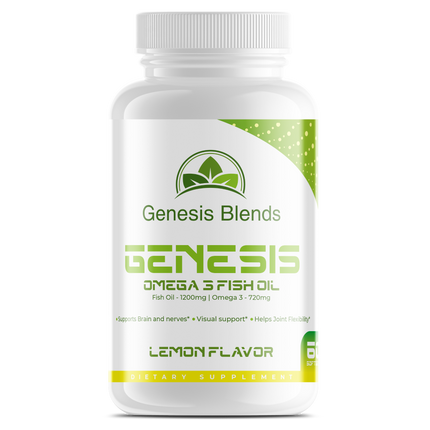 GENESIS OMEGA 3 FISH OIL (LEMON FLAVOR)