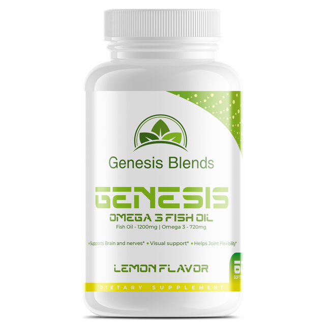 GENESIS OMEGA 3 FISH OIL (LEMON FLAVOR)